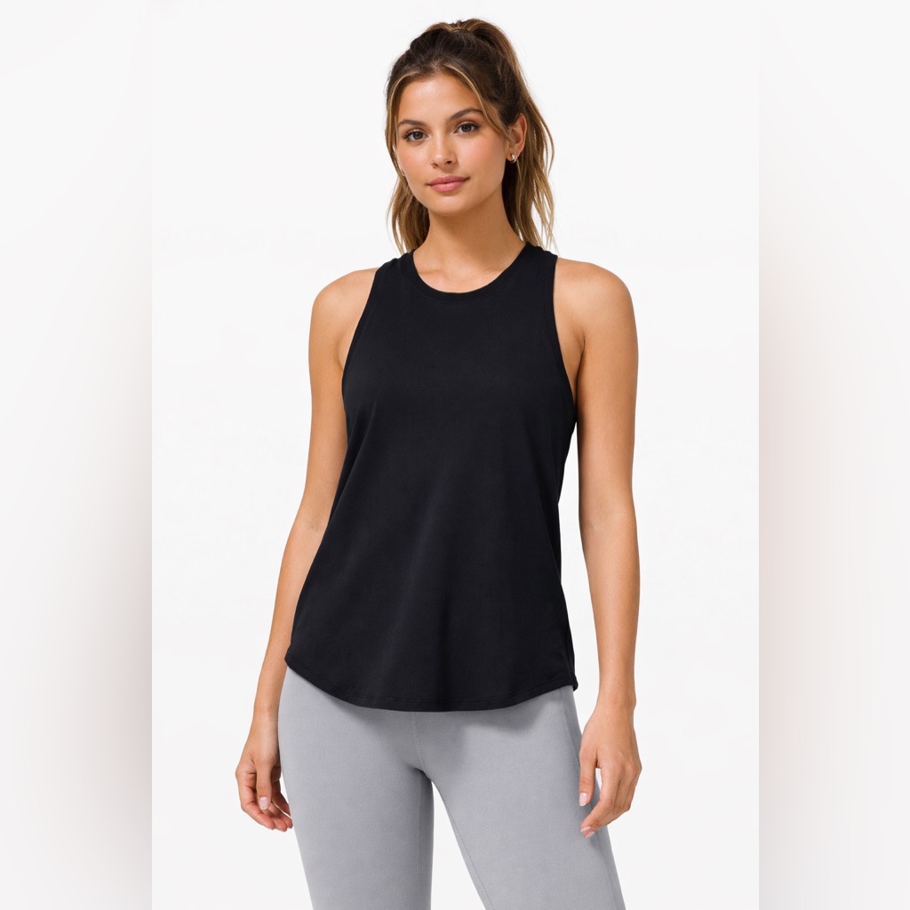 Lululemon Black Tank Top Small Athleisure Clean Girl